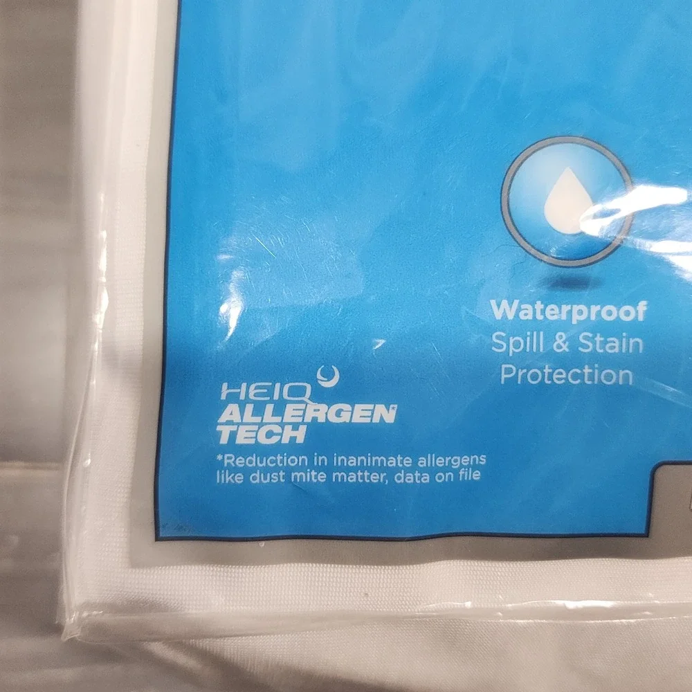 Allerease Cool Touch Full Fitted Mattress Protector Waterproof Allergy‎ Defense - Picture 6 of 9